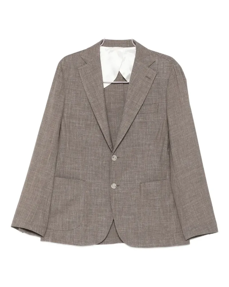 BARBA single-breasted blazer - Braun Braun