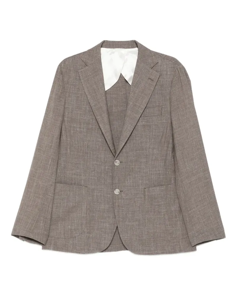 BARBA single-breasted blazer - Braun Braun