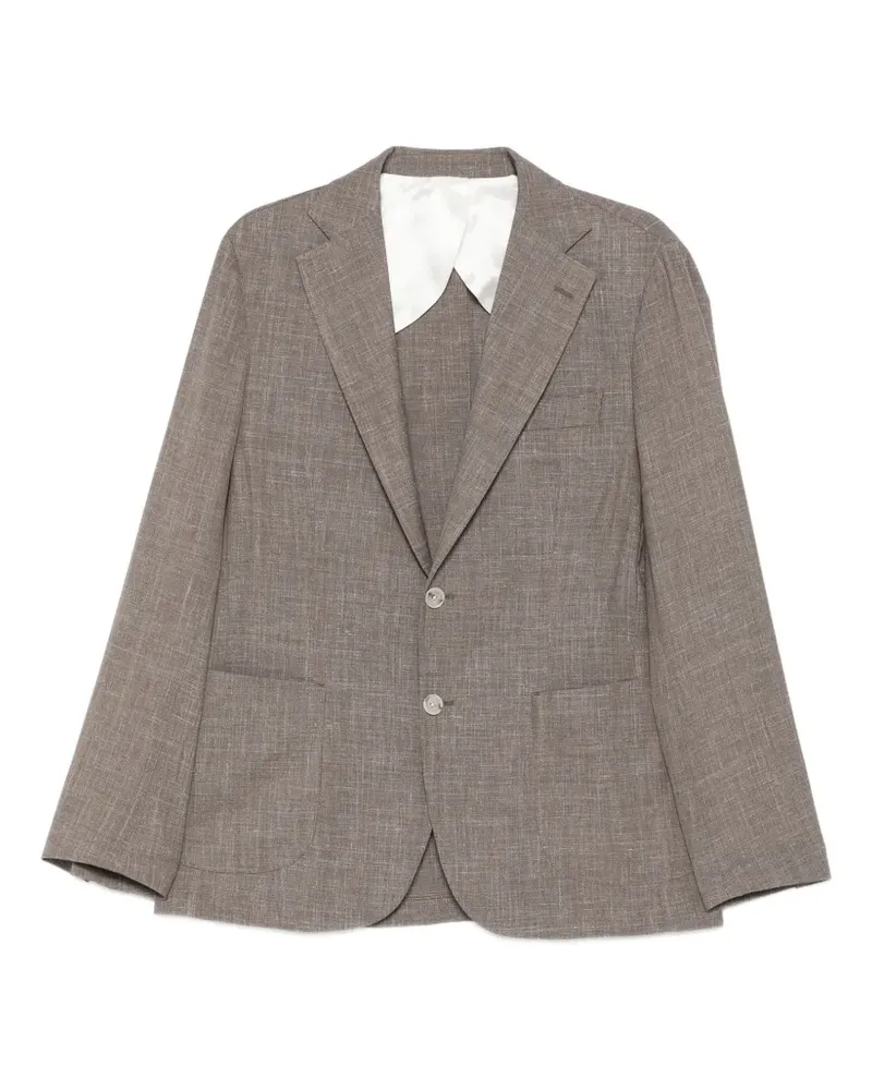 BARBA single-breasted blazer - Braun Braun