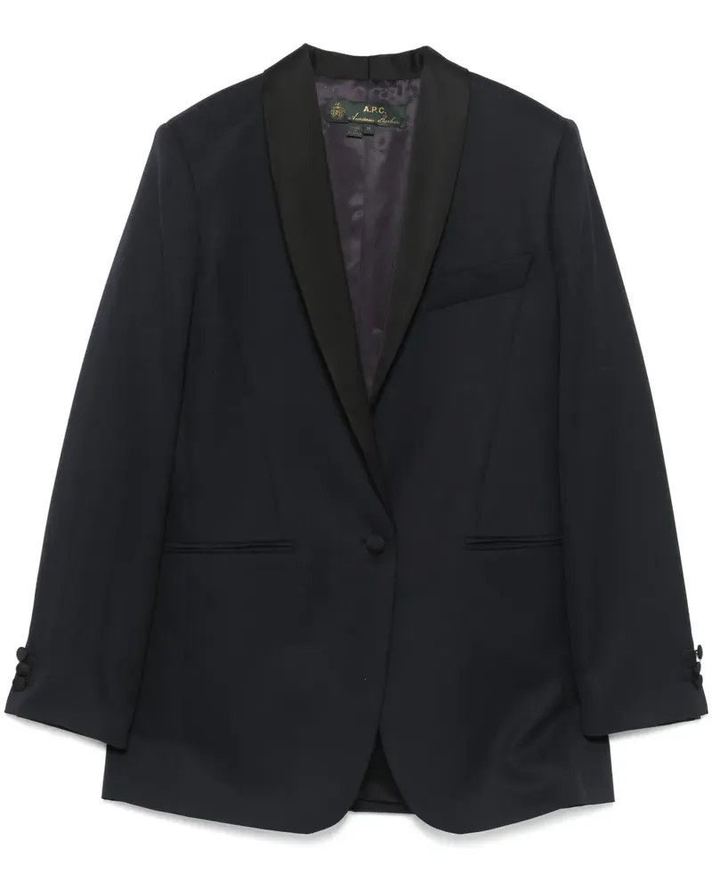 A.P.C. Marcello Blazer - Blau Blau