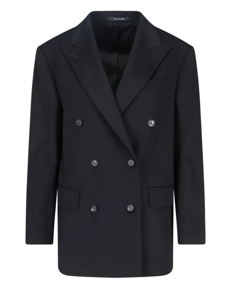 Tagliatore J Caris button cashmere blazer - Schwarz Schwarz
