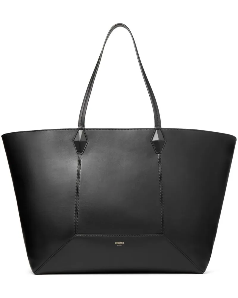 Jimmy Choo Große Diamond Tote Bag - Schwarz Schwarz