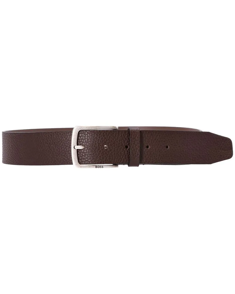 HUGO BOSS Gürtel aus strukturiertem Leder - Braun Braun