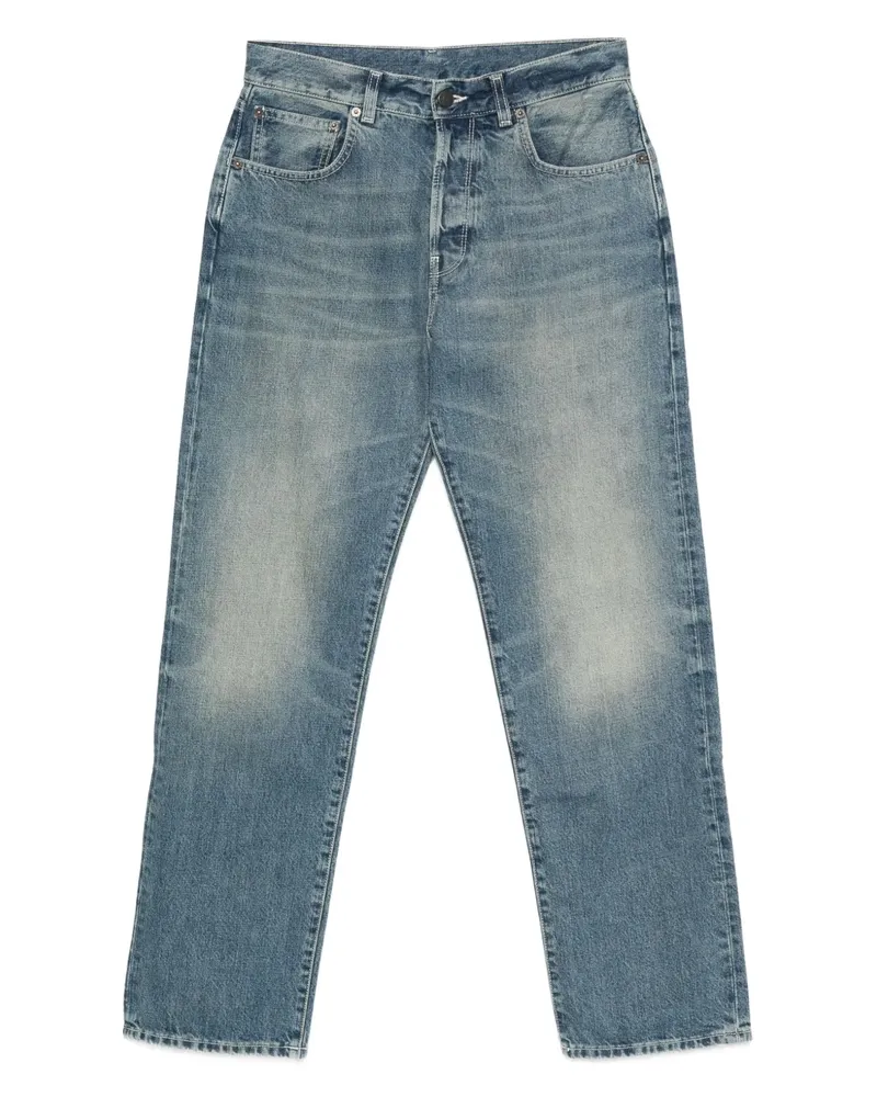 6397 Ausgeblichene Jeans - Blau Blau