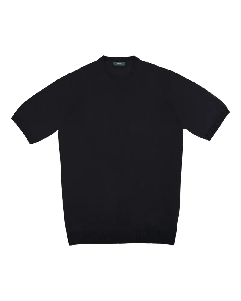 Zanone T-Shirt mit Rundhalsausschnitt - Blau Blau