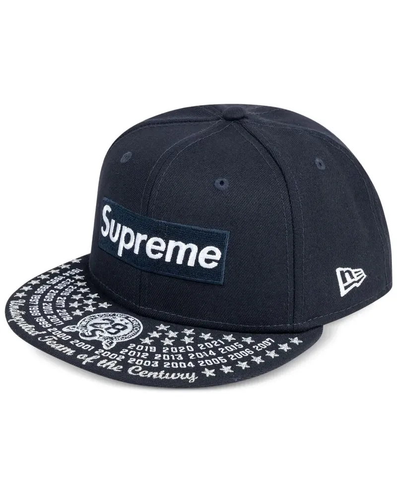 New Era x Supreme Undisputed Baseballkappe - Blau Blau