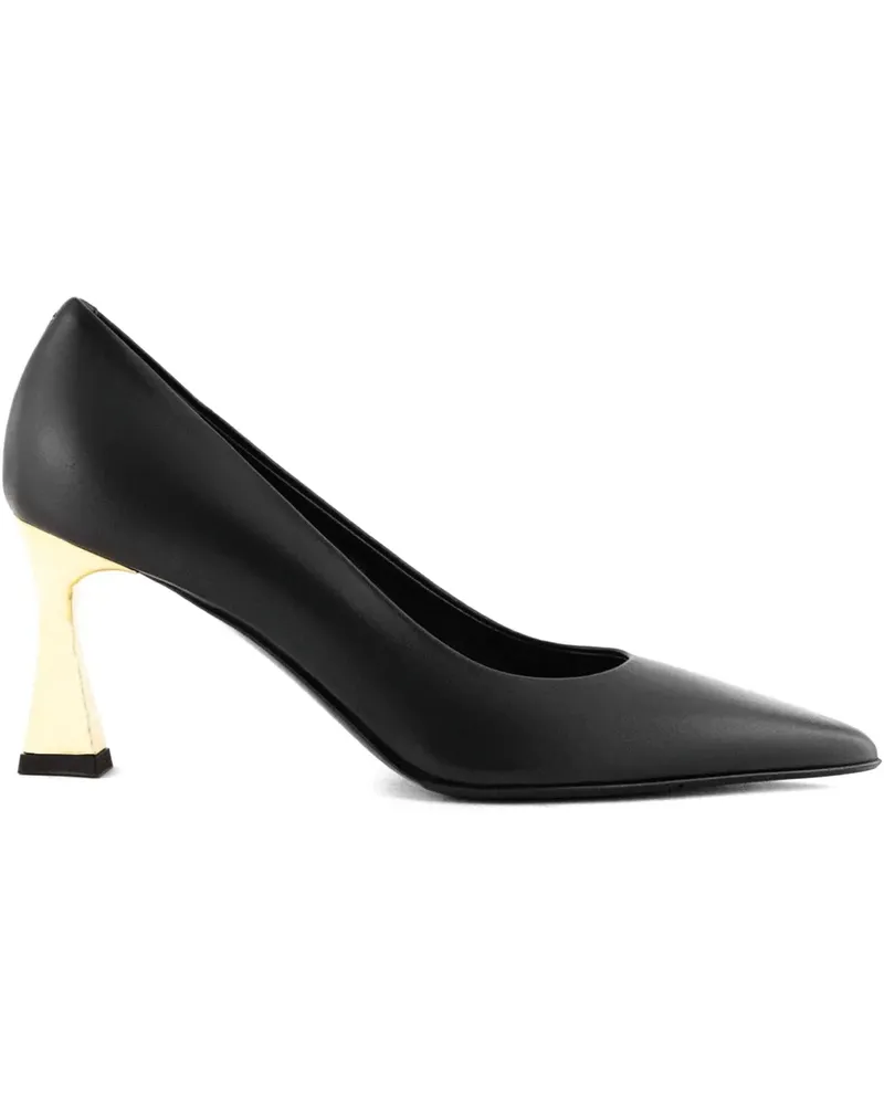 Sergio Levantesi Kandy Pumps mit Metallic-Absatz 55mm - Schwarz Schwarz