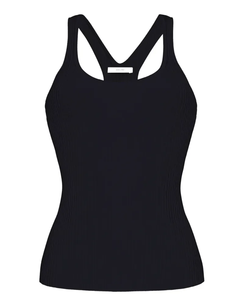 Adam Lippes Peretti ribbed tank top - Schwarz Schwarz