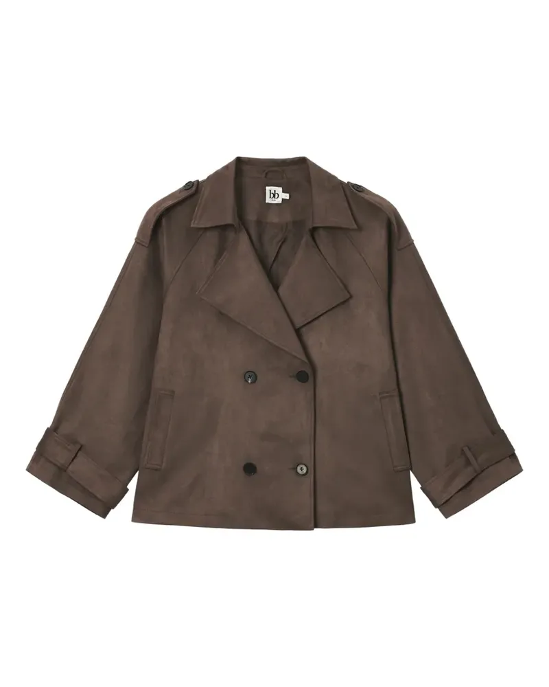 b+ab Cabanjacke mit Schulterklappen - Braun Braun
