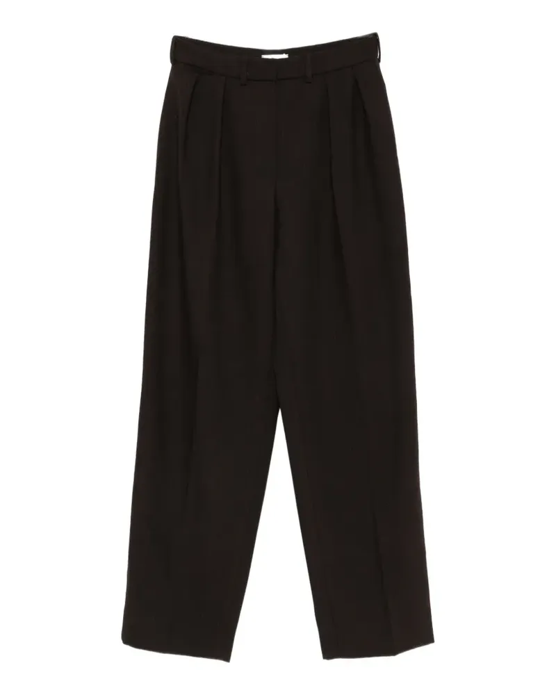 Magda Butrym Klassische Bundfaltenhose - Braun Braun