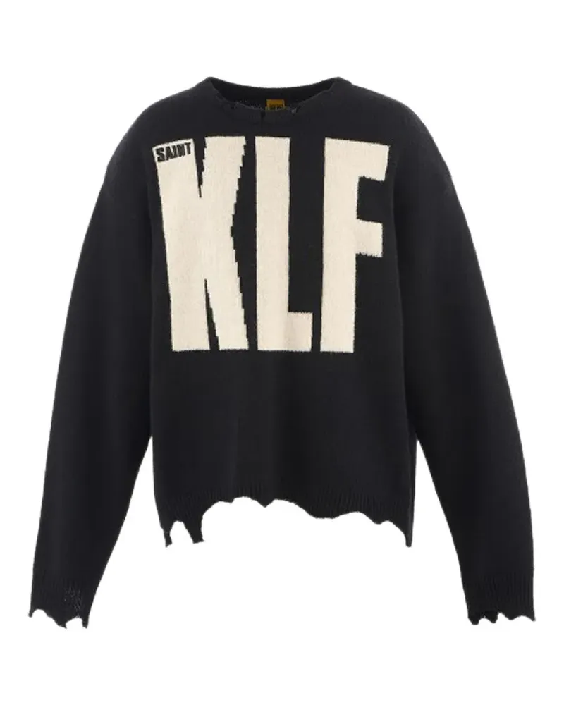 SAINT MXXXXXX x The KLF crew-neck sweater - Schwarz Schwarz