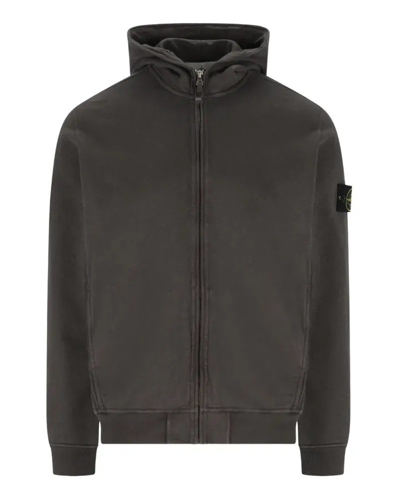 Stone Island zip-up hoodie - Grau Grau