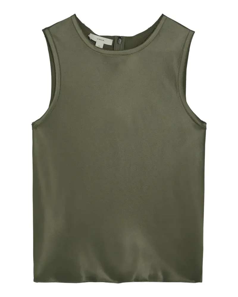 Vince Top aus Satin - Grün Grün