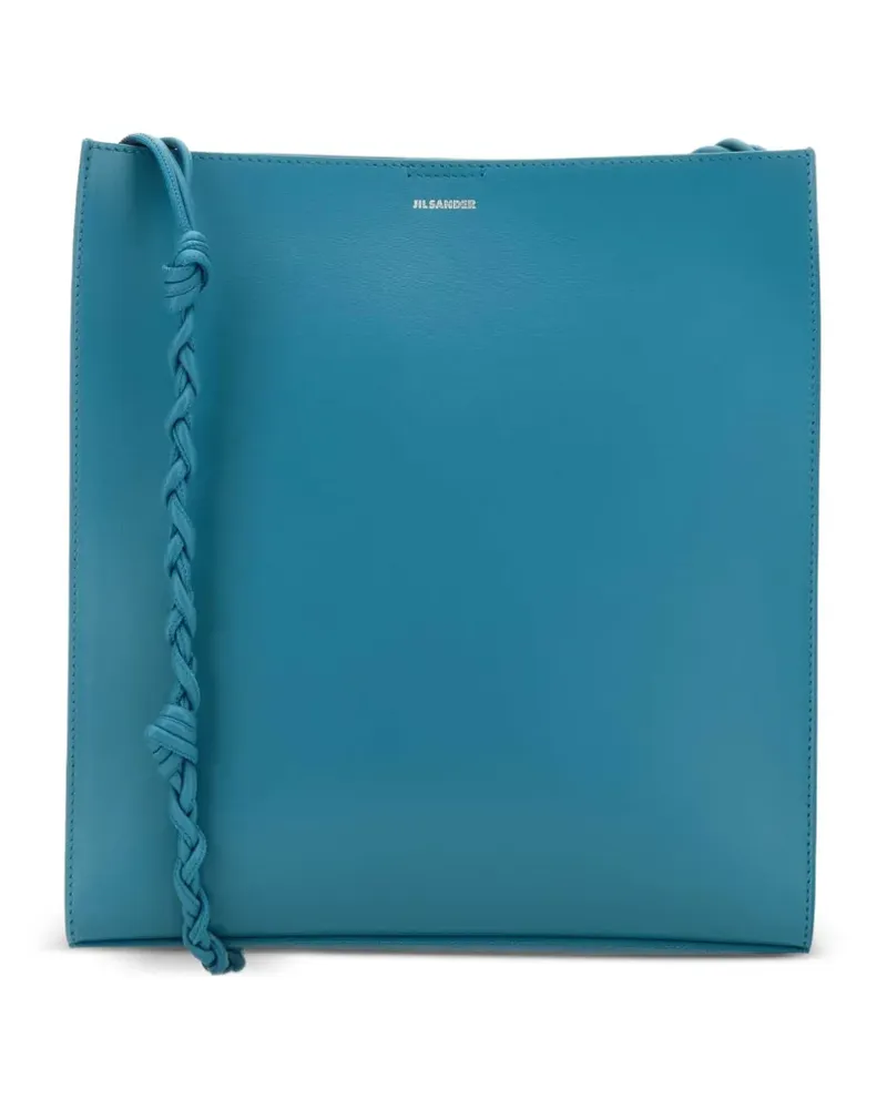 Jil Sander braided detail shoulder bag - Blau Blau
