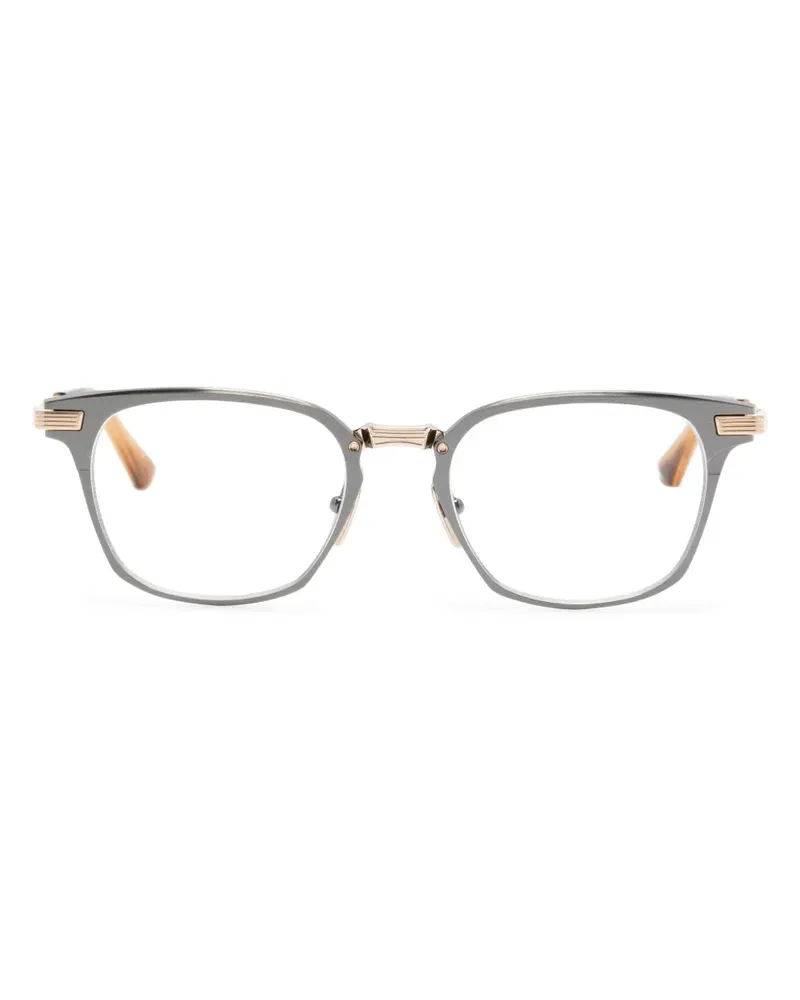 DITA Linrcorn Brille mit eckigem Gestell - Silber Silber