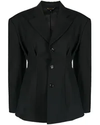 Comme des Garçons Einreihiger Blazer Schwarz