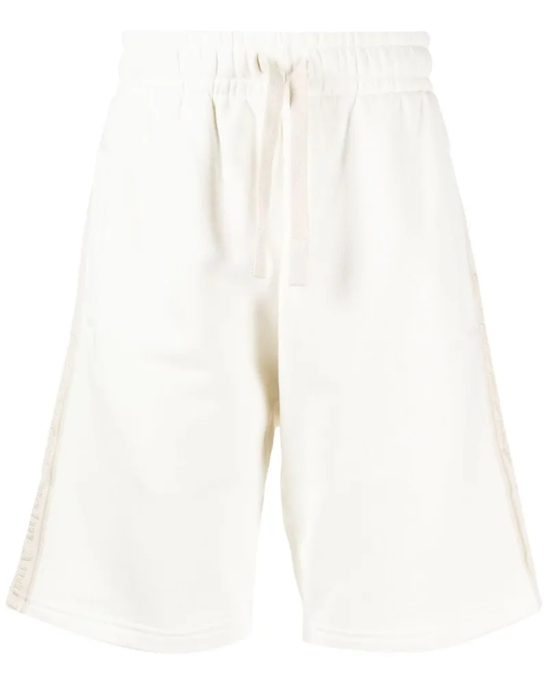 Palm Angels Joggingshorts mit Logo-Streifen - Nude Nude