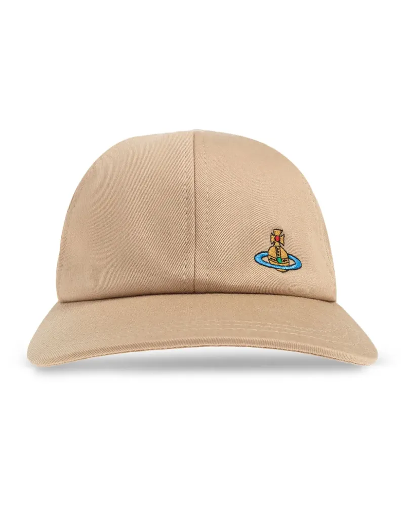 Vivienne Westwood Baseballkappe mit Orb-Stickerei - Nude Nude
