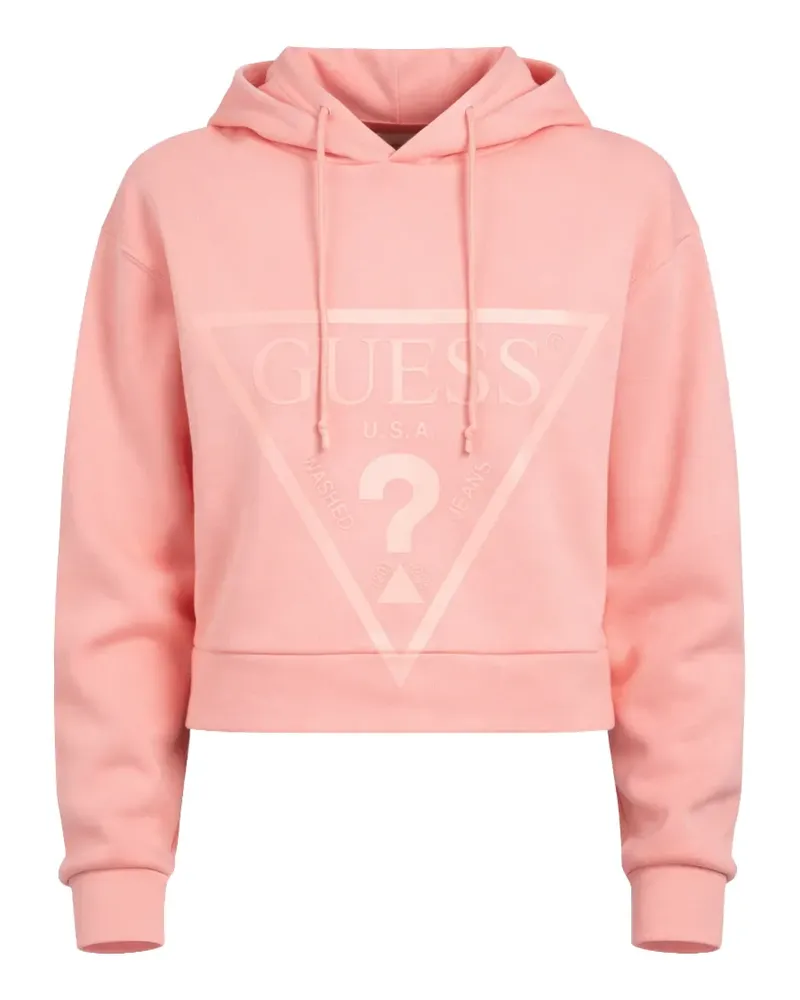 Guess logo-print hoodie - Rosa Rosa