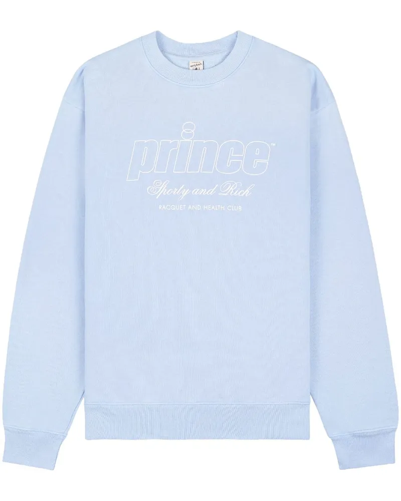 SPORTY & RICH Prince Health Sweatshirt - Blau Blau
