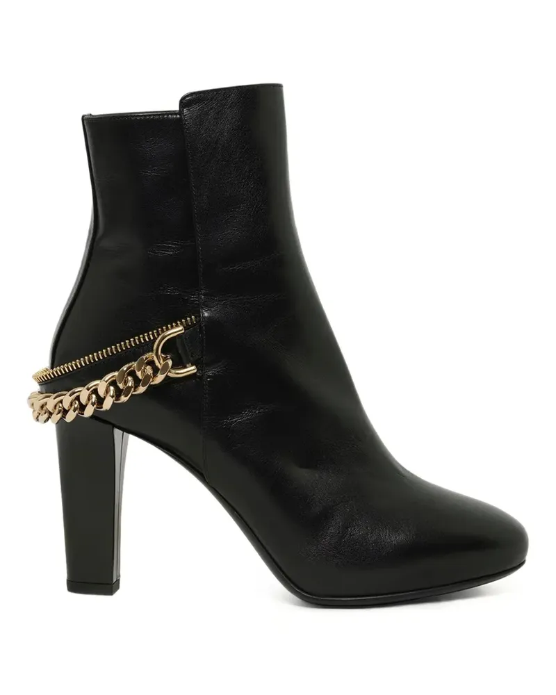 Lanvin Stiefeletten mit Kettendetail - Schwarz Schwarz