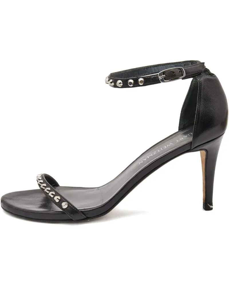 Stuart Weitzman Pre-owned Sandalen mit Nieten 90mm - Schwarz Schwarz