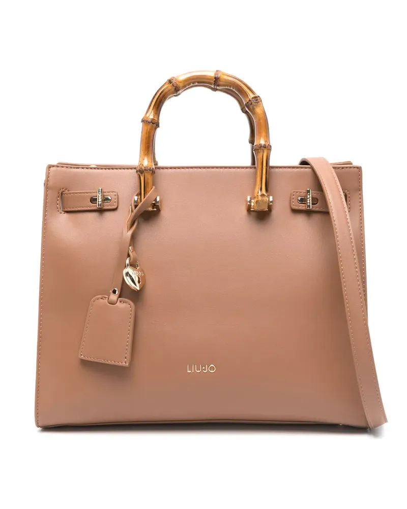 Liu Jo Tote Bag mit Bambus-Henkel - Braun Braun