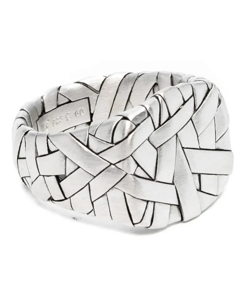 Tom Wood quilt ring - Silber Silber
