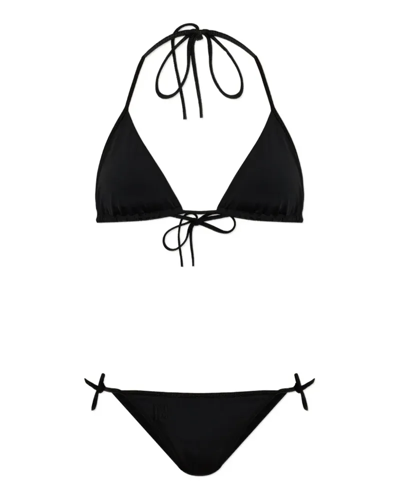 Balmain triangle-top bikini - Schwarz Schwarz