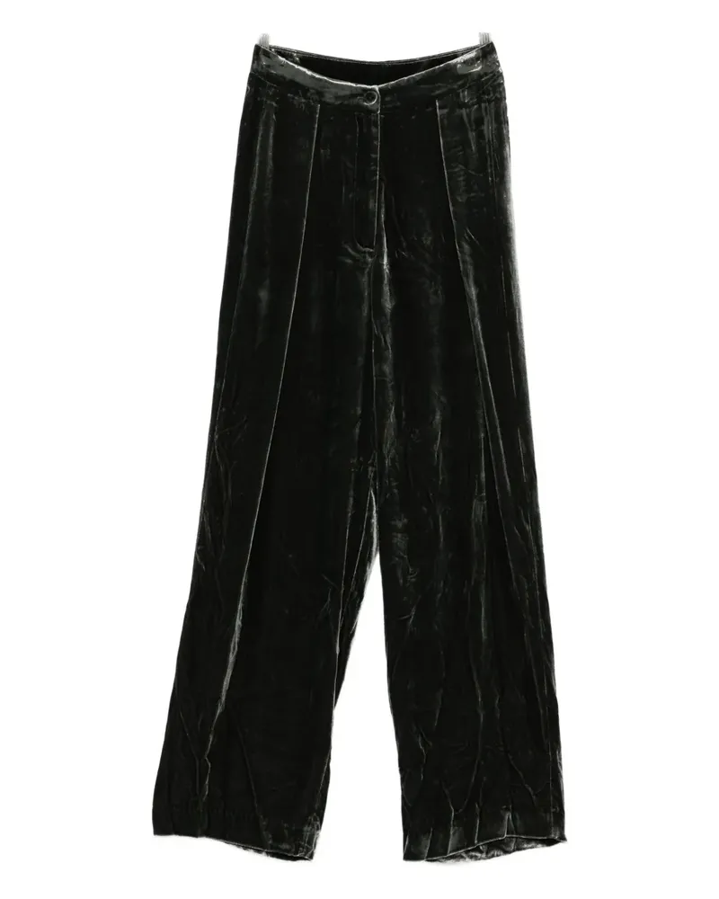 Raquel Diniz pleated trousers - Schwarz Schwarz