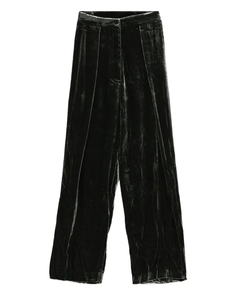 Raquel Diniz pleated trousers - Schwarz Schwarz