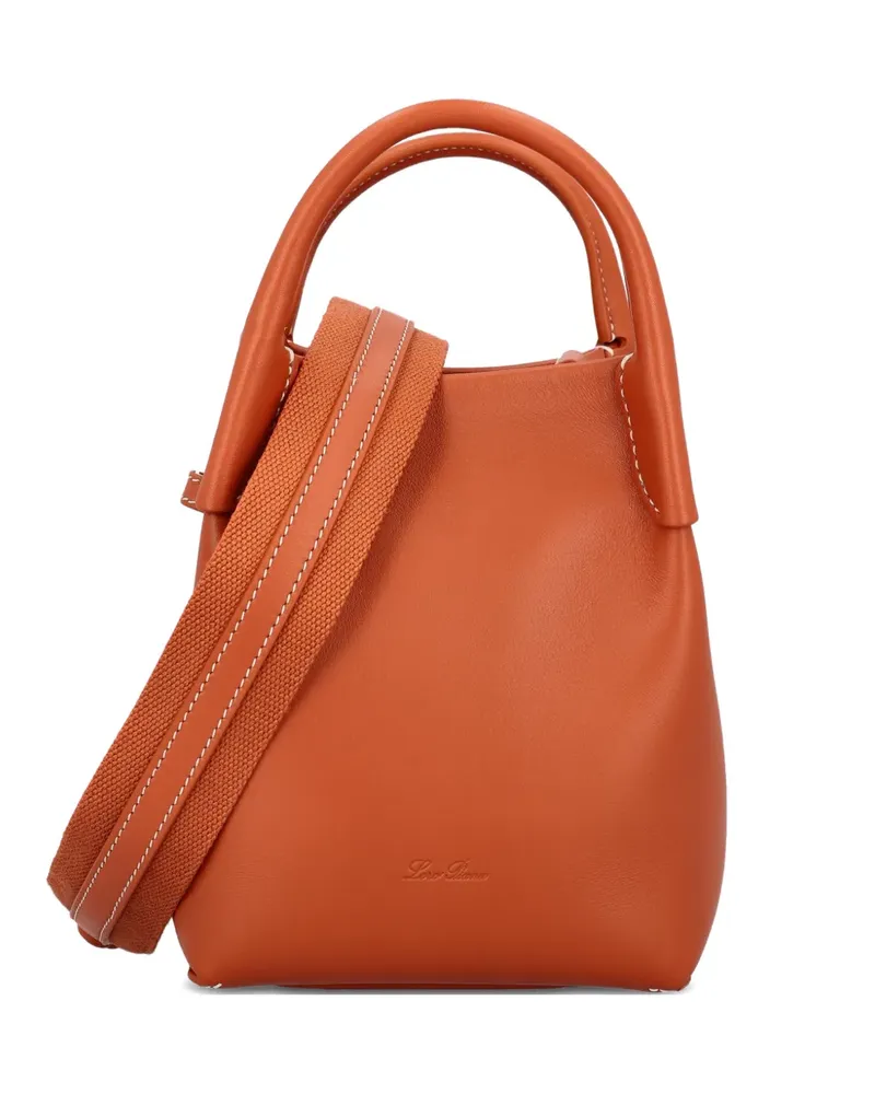 Loro Piana hook bale micro bag - Orange Orange