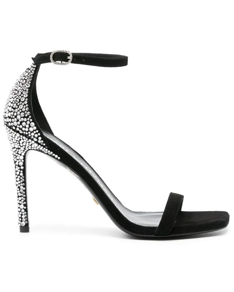 Stuart Weitzman Nudistcurve Royale Sandalen 100mm - Schwarz Schwarz