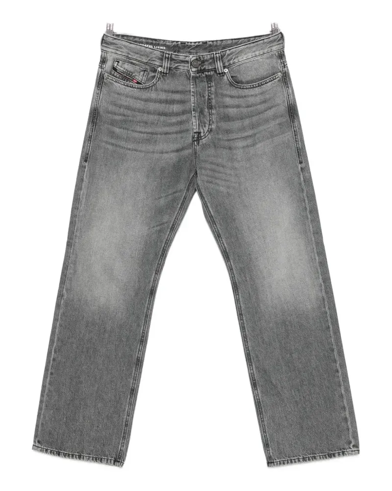 Diesel faded straight-leg jeans - Grau Grau
