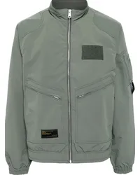 Izzue Military-Jacke mit Logo-Applikation Grün