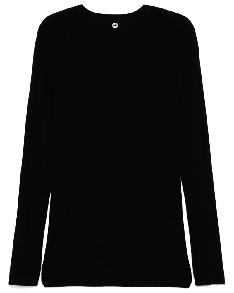 Label Under Construction Pullover mit Rundhalsausschnitt - Schwarz Schwarz