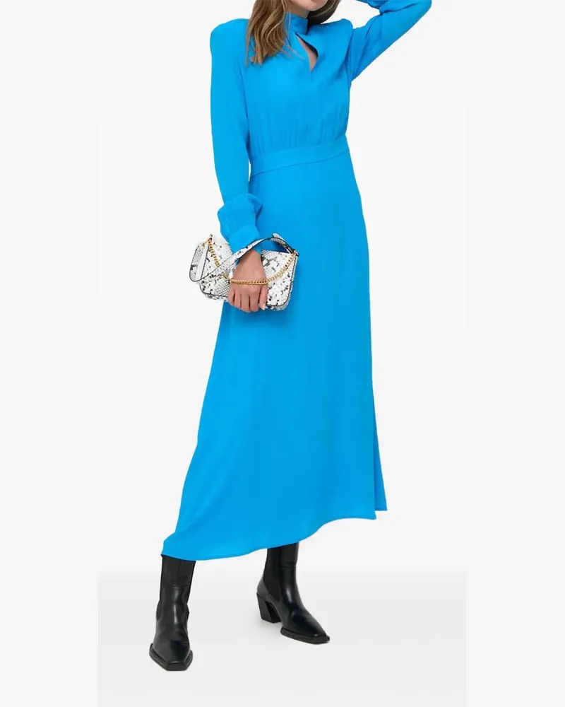 IVY & OAK Kleid mit Stehkragen - Blau Blau