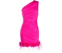 Minikleid mit Federn - Rosa