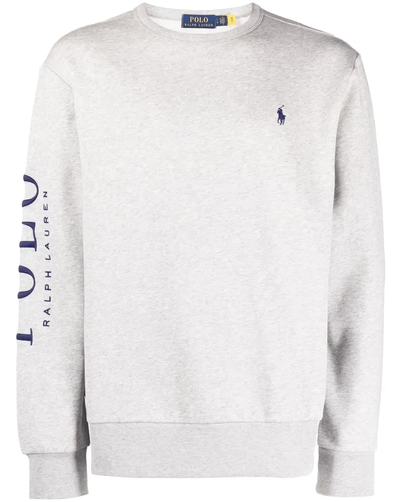 Ralph Lauren Fleece-Sweatshirt mit Logo-Stickerei - Grau Grau