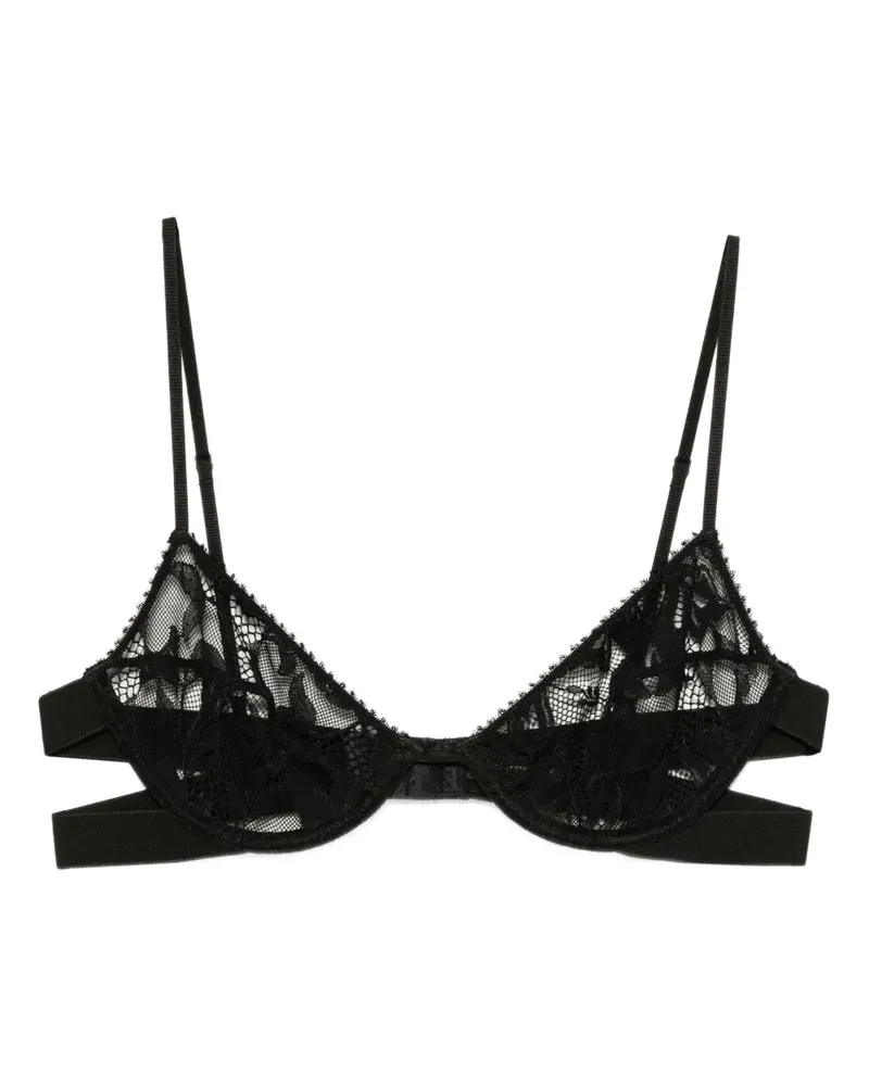 Kiki De Montparnasse Sophie Demi-BH - Schwarz Schwarz