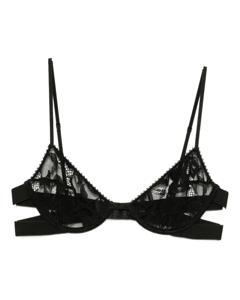 Kiki De Montparnasse Sophie Demi-BH - Schwarz Schwarz