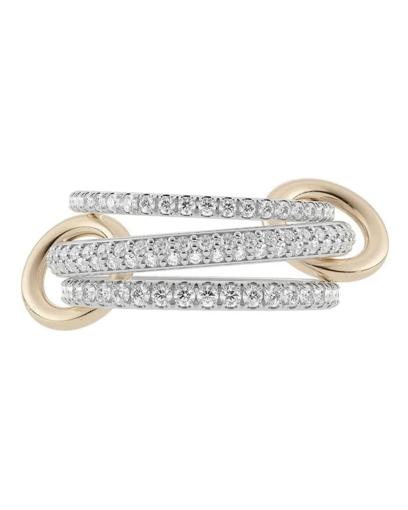 Spinelli Kilcollin 18kt Nova Gold- und Sterlingsilberring mit Diamanten Gold