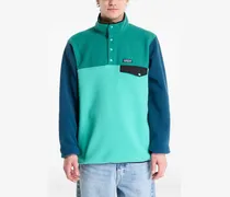 Lightweight Synchilla Snap-T Fleece-Pullover in Colour-Block-Optik - Grün