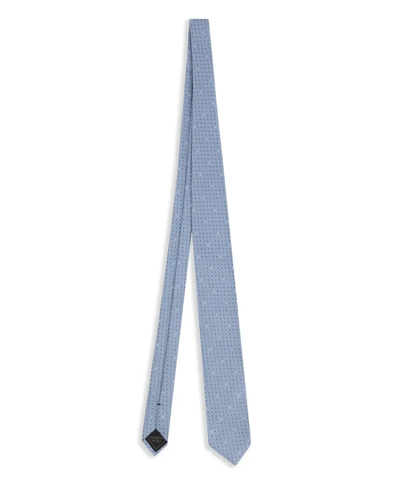Brioni Krawatte aus Seide Blau