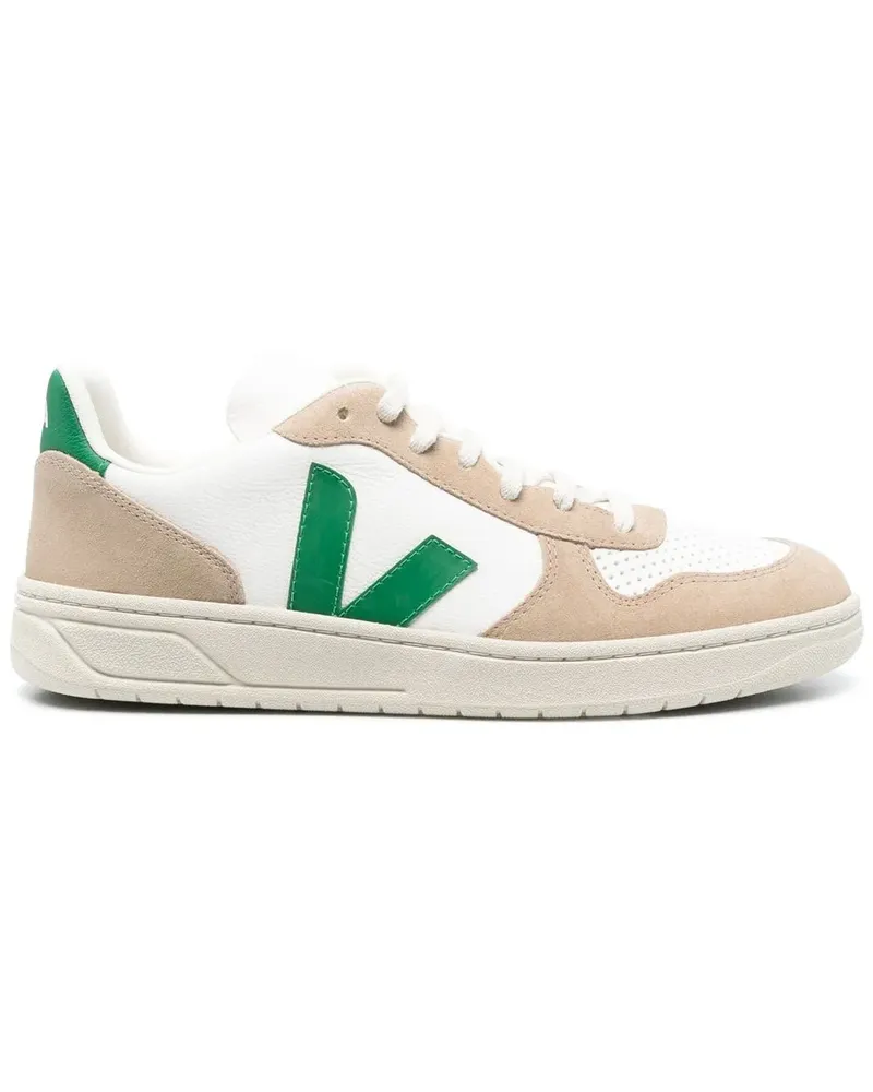 VEJA Sneakers in Colour-Block-Optik - Weiß Weiß