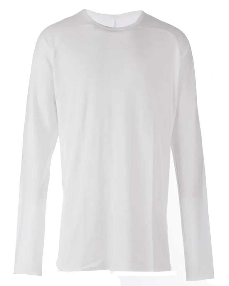 L'Eclaireur Langarmshirt mit lockerer Passform - Weiß Weiß