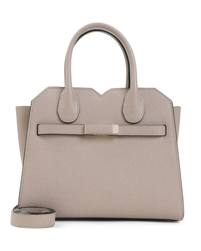 Valextra Sahara Tasche mit Schleifendetail - Nude Nude