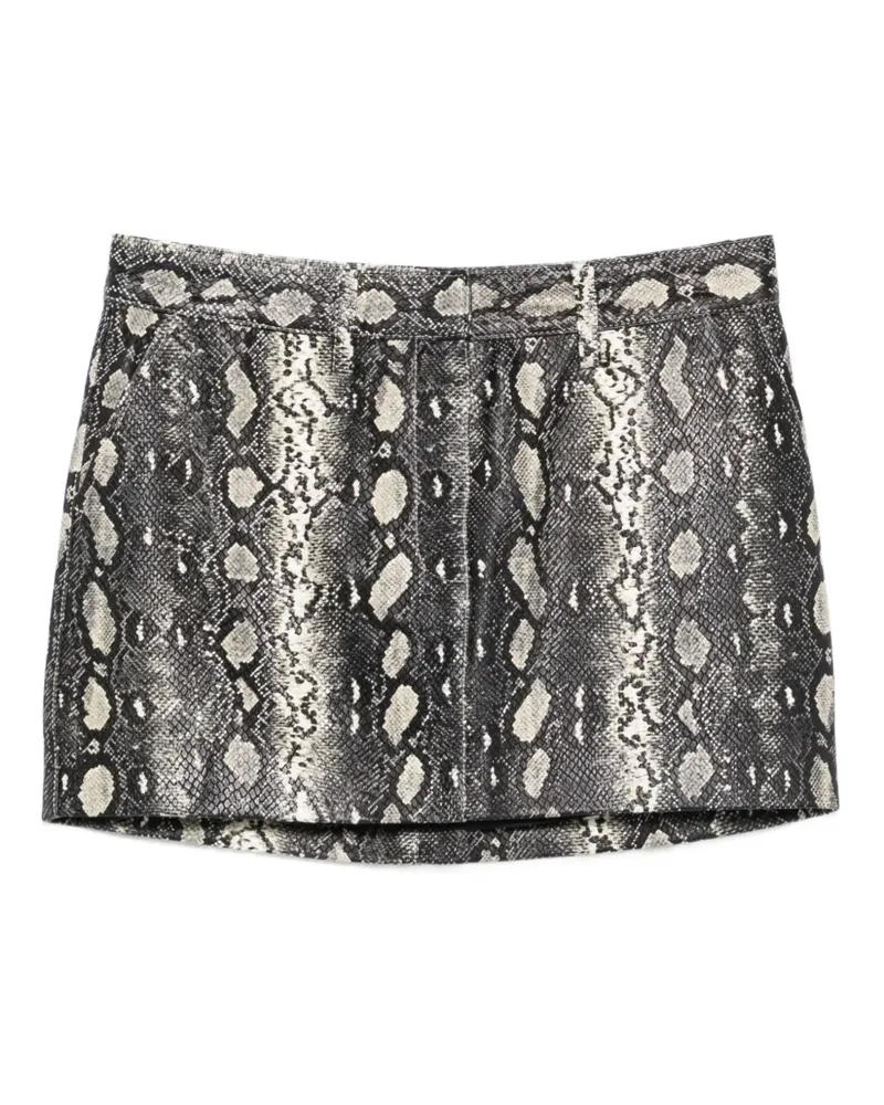 Michael Kors Rock mit Schlangenleder-Print - Nude Nude