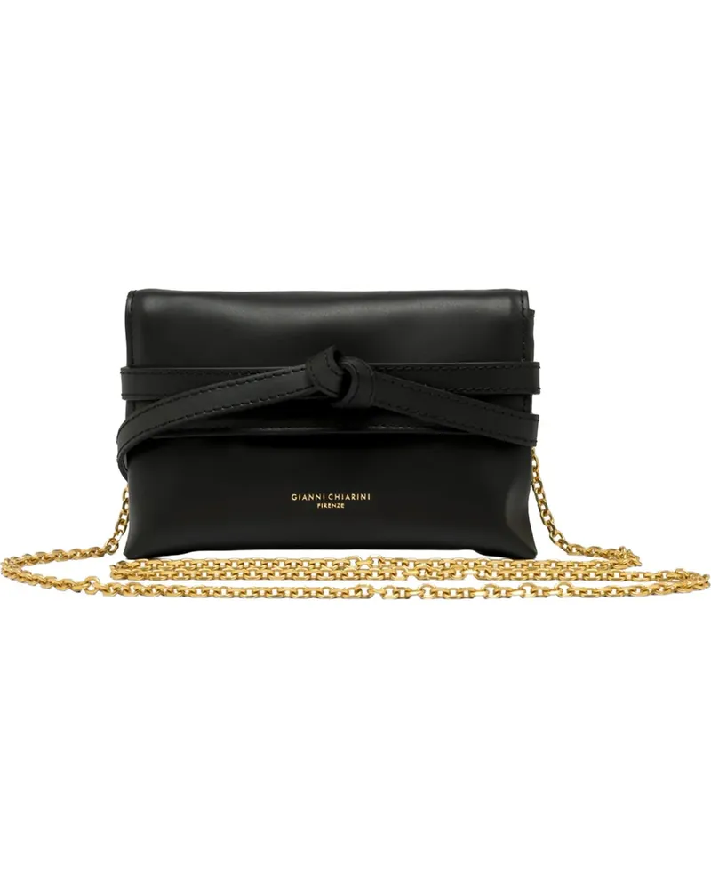 Gianni Chiarini Belty knotted shoulder bag - Schwarz Schwarz