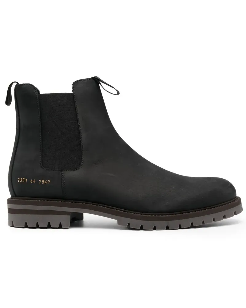 Common Projects Chelsea-Boots mit Profilsohle - 7547 BLACK 7547